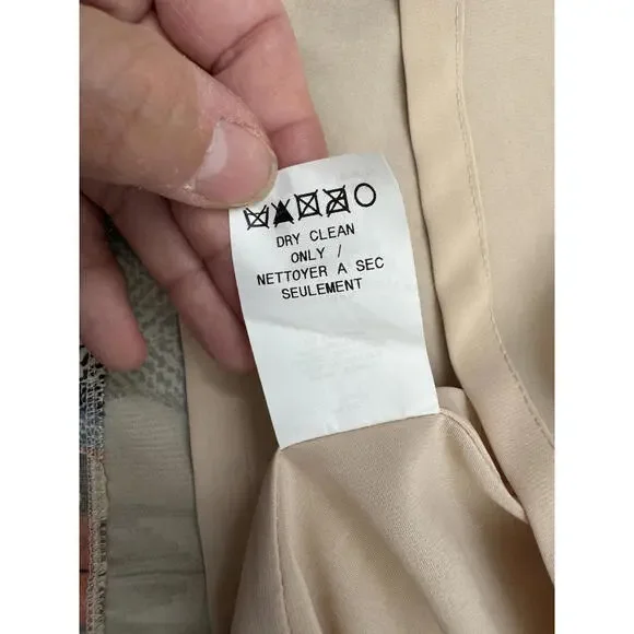 ABS Allen Schwartz Sleeveless Print Shift Dress Size 12 Boho Southwestern Mini - Picture 5 of 8